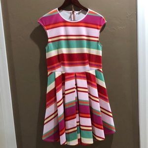 Fit and flare Ted Baker dress size 3